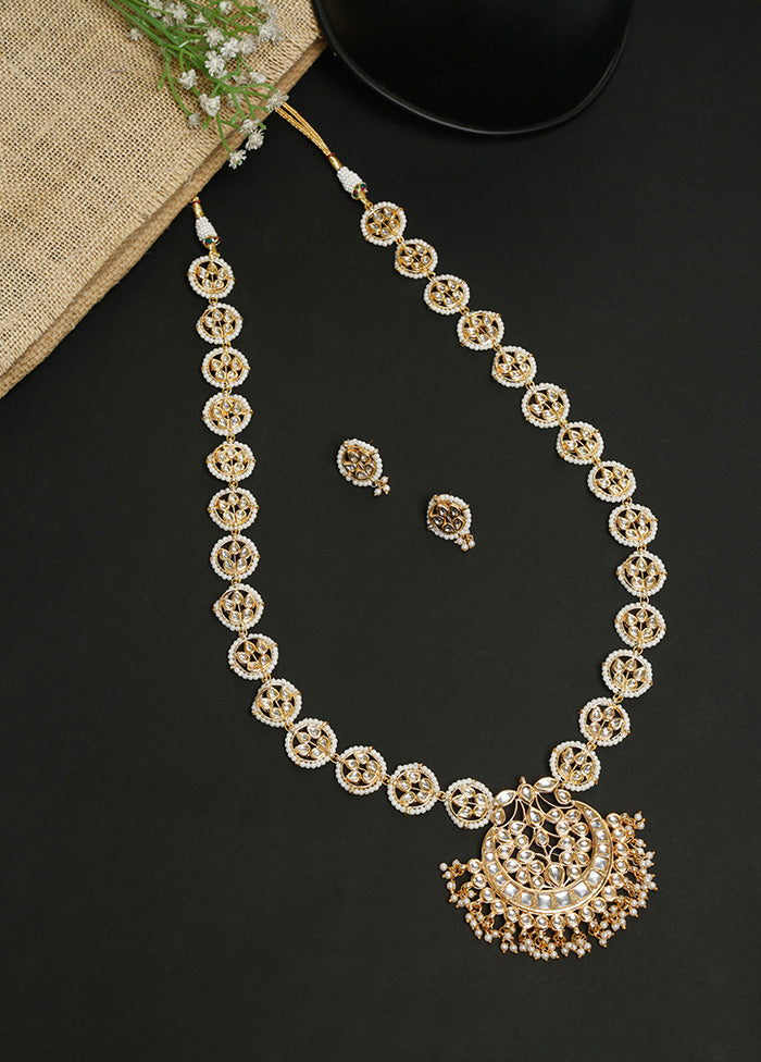 Gold Plated Kundan Jewellery Set - Indian Silk House Agencies