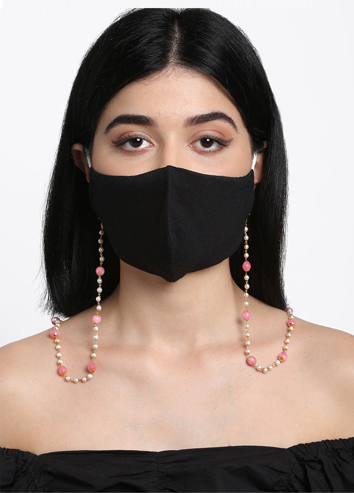 Gold Plated Mask Chain - Indian Silk House Agencies