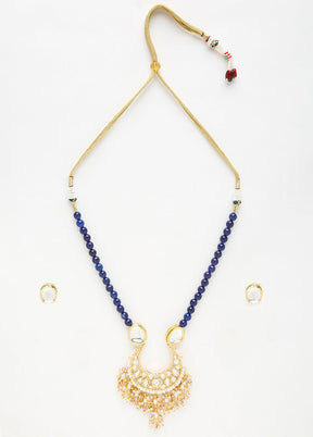 Gold Plated Kundan Jewellery Set - Indian Silk House Agencies