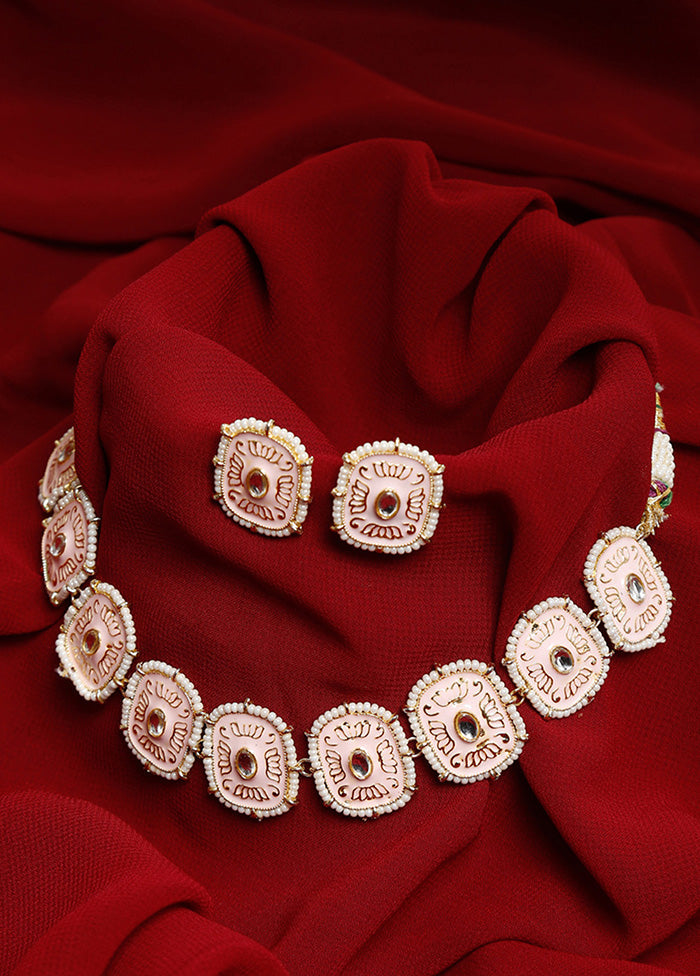 Gold Plated Kundan Jewellery Set - Indian Silk House Agencies