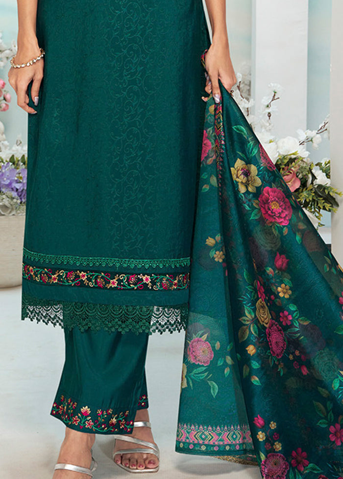3 Pc Purple Silk Suit Set