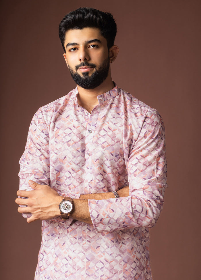 Pink Silk Kurta & Pajama Set