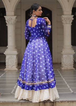 Cream Cotton Lehenga Set