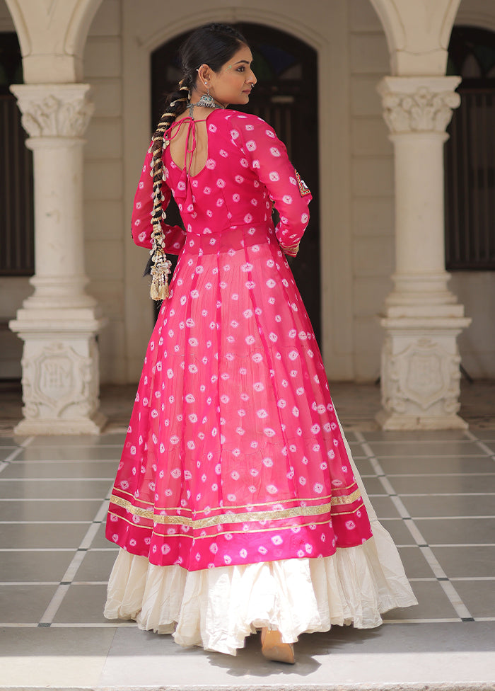 Cream Cotton Lehenga Set