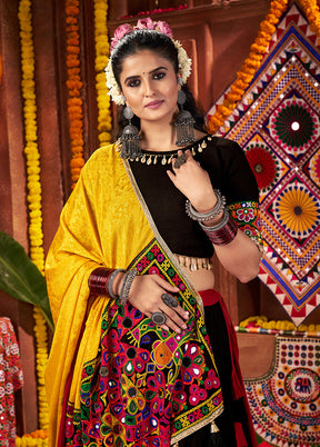 Multicolor Cotton Dupatta Lehenga Set