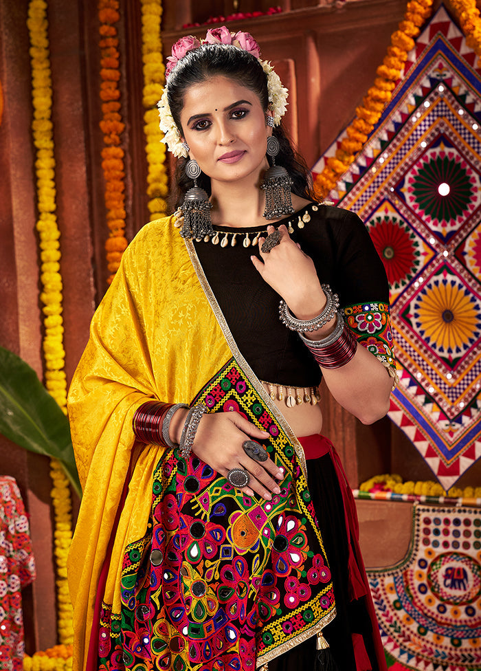 Multicolor Cotton Dupatta Lehenga Set