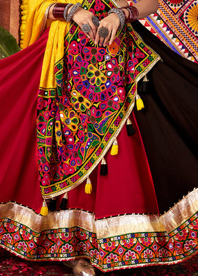 Multicolor Cotton Dupatta Lehenga Set
