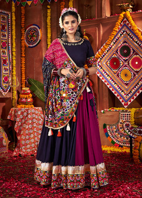Multicolor Cotton Dupatta Lehenga Set