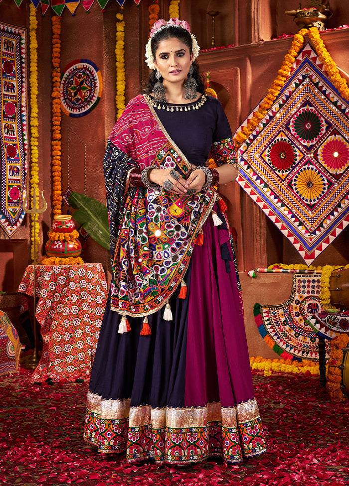 Multicolor Cotton Dupatta Lehenga Set
