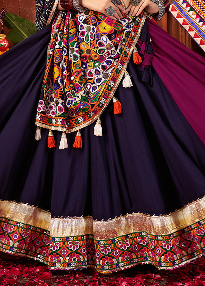 Multicolor Cotton Dupatta Lehenga Set