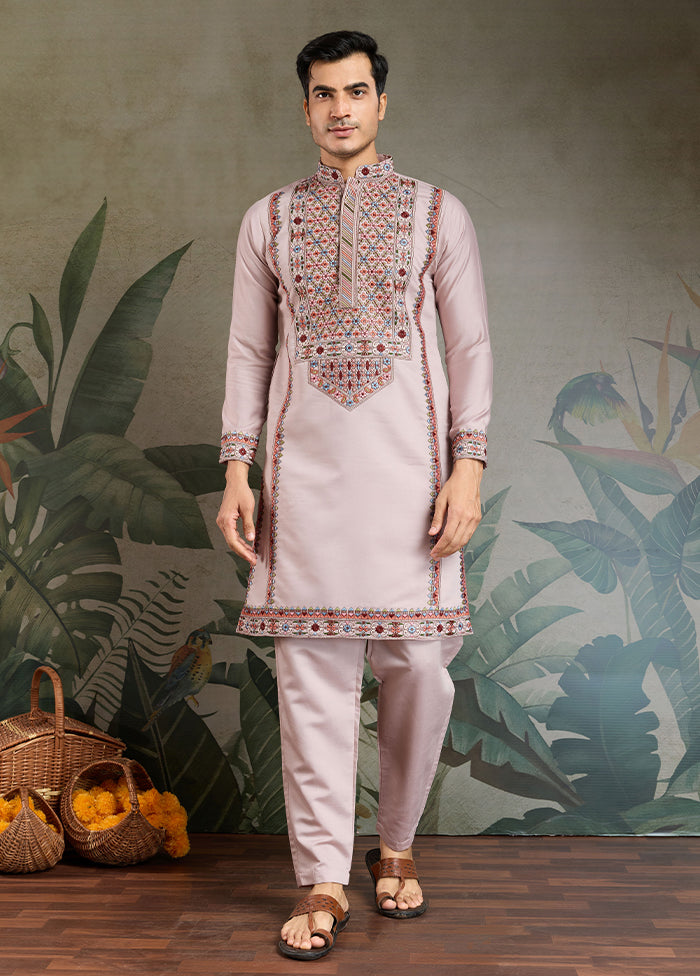 Pink Viscose Kurta