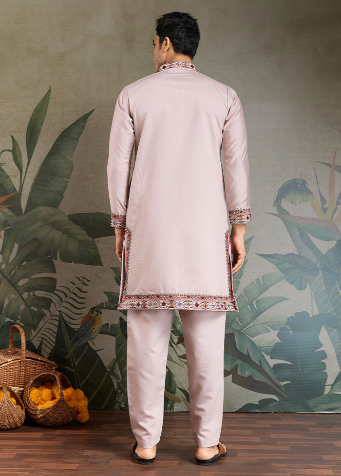 Pink Viscose Kurta