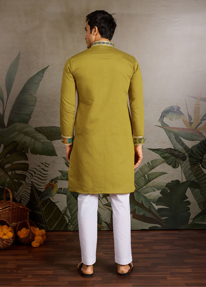 Green Viscose Kurta