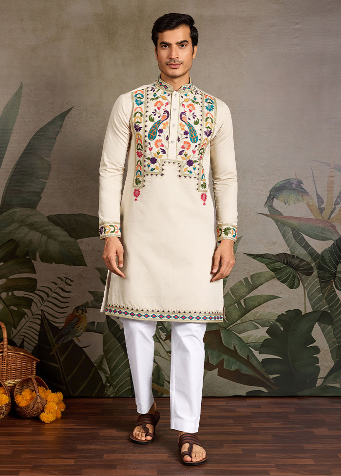 Brown Viscose Kurta