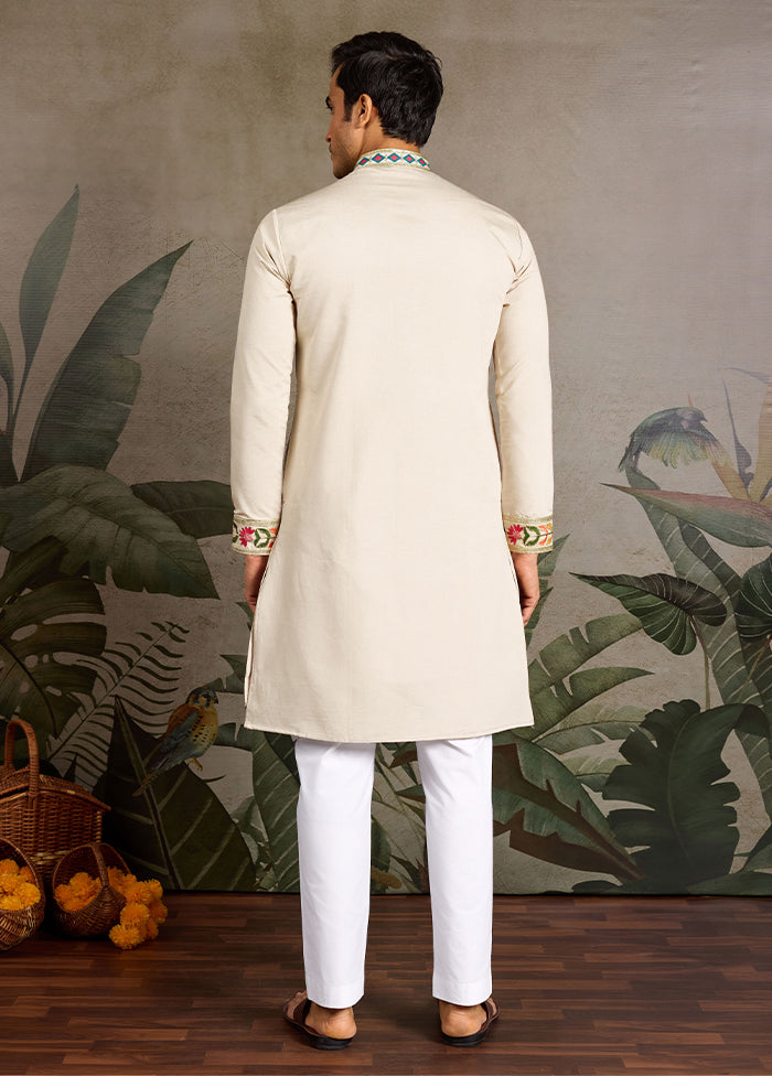Brown Viscose Kurta
