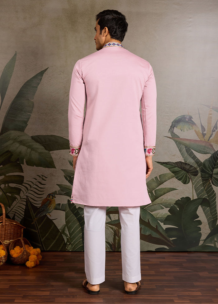 Pink Viscose Kurta
