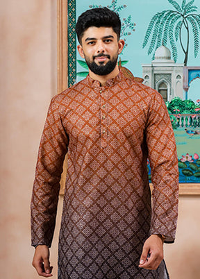 Blue Cotton Kurta & Pajama Set