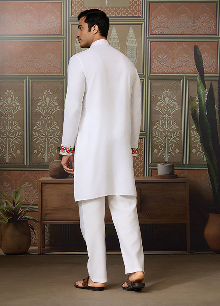 White Cotton Kurta