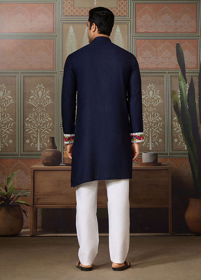 Blue Cotton Kurta