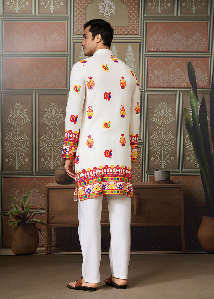White Cotton Kurta