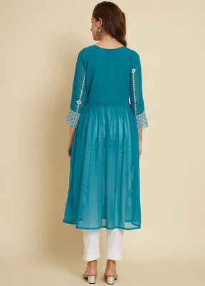 Firoza Readymade Georgette Long Kurti