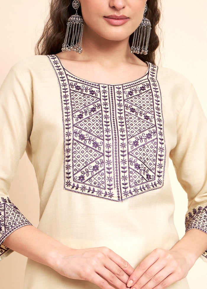 Peach Readymade Cotton Kurti - Indian Silk House Agencies