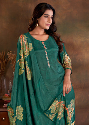 3 Pc Rama Readymade Silk Suit Set - Indian Silk House Agencies