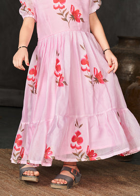 Pink Silk Frock