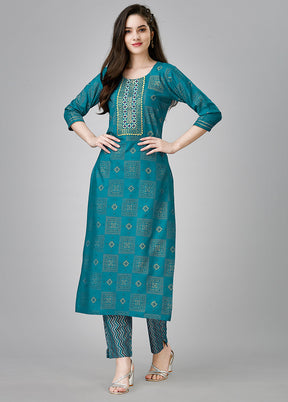 2 Pc Rama Readymade Rayon Kurti Set