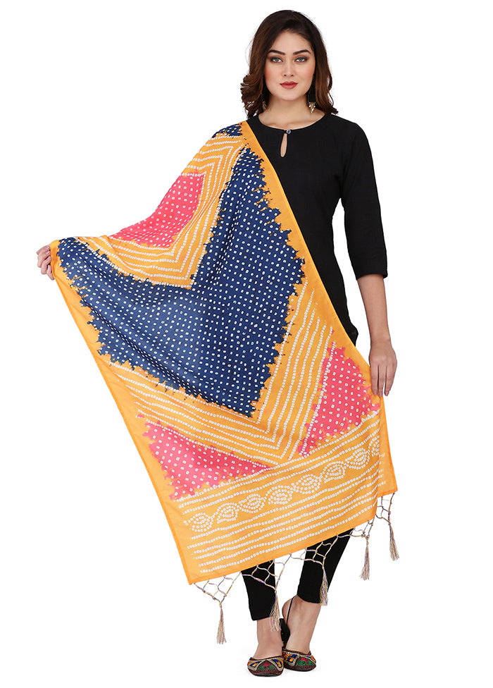 Multicolor Cotton Designer Digital Printed Work Dupatta