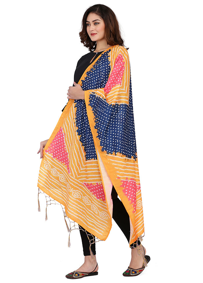 Multicolor Cotton Designer Digital Printed Work Dupatta