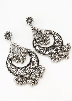 Silver Brass Antique Earrings