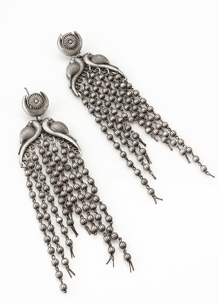 Silver Brass Antique Earrings