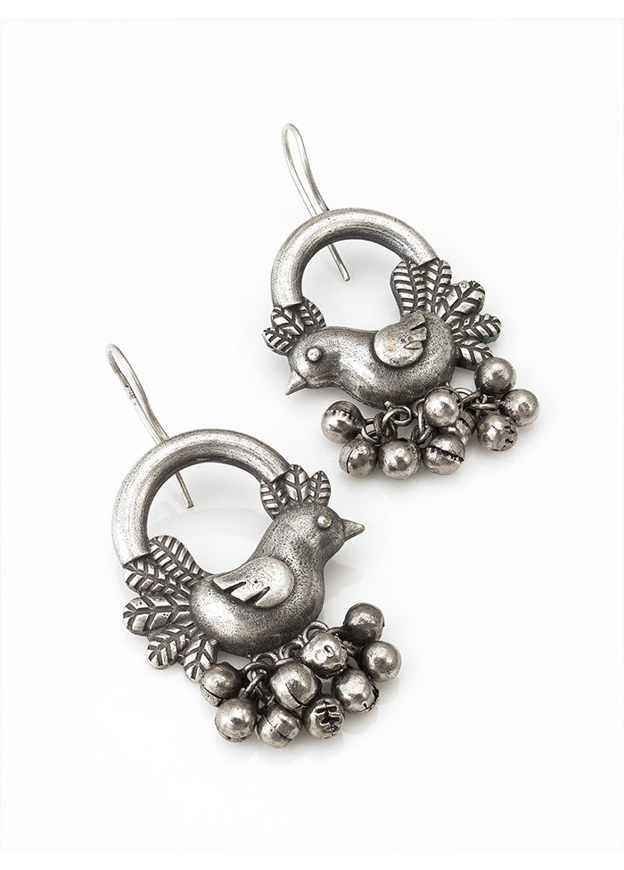 Silver Brass Antique Earrings