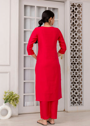 3 Pc Rani Readymade Viscose Suit Set