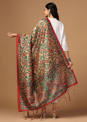 Multicolor Art Silk Dupatta