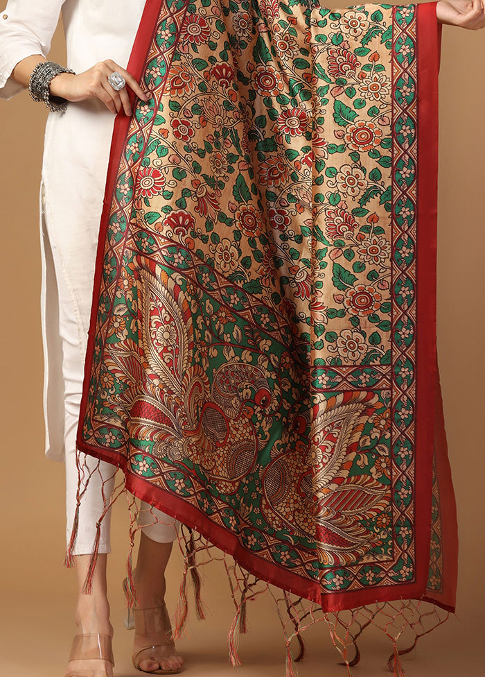 Multicolor Art Silk Dupatta