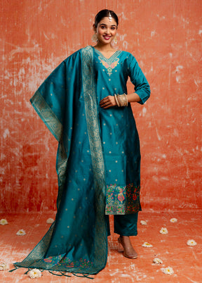3 Pc Rama Readymade Cotton Dupatta Suit Set