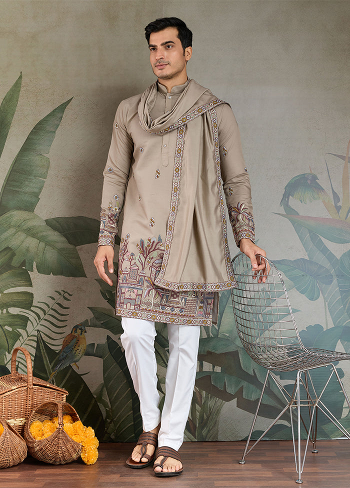 Multicolor Viscose Kurta & Pajama Set