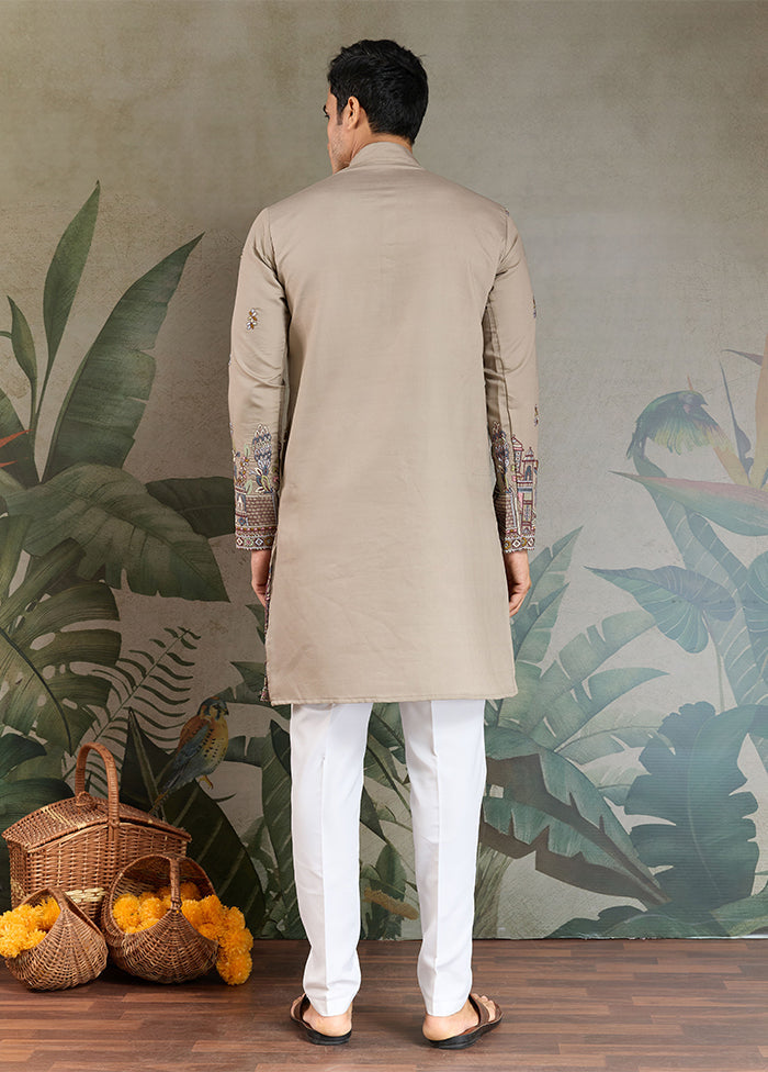 Multicolor Viscose Kurta & Pajama Set