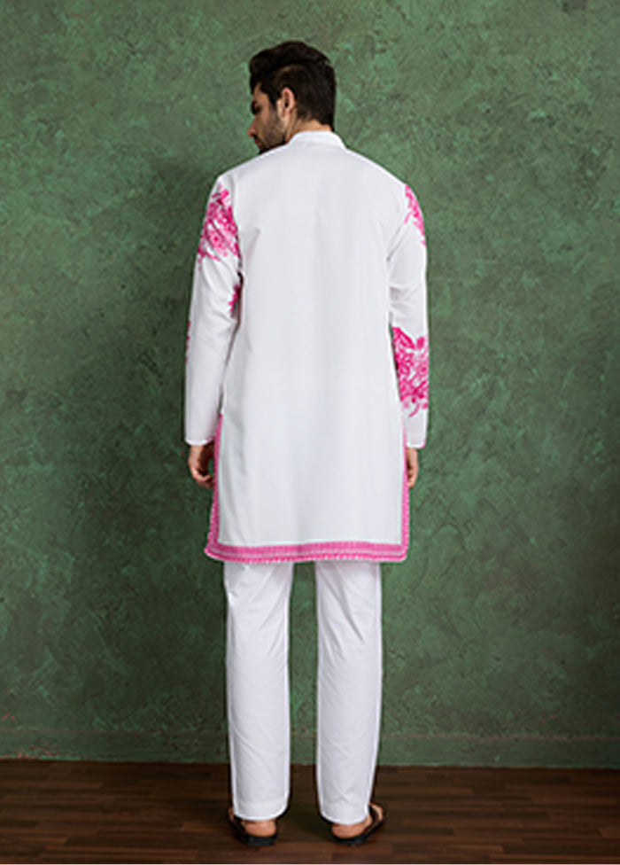 White Viscose Kurta