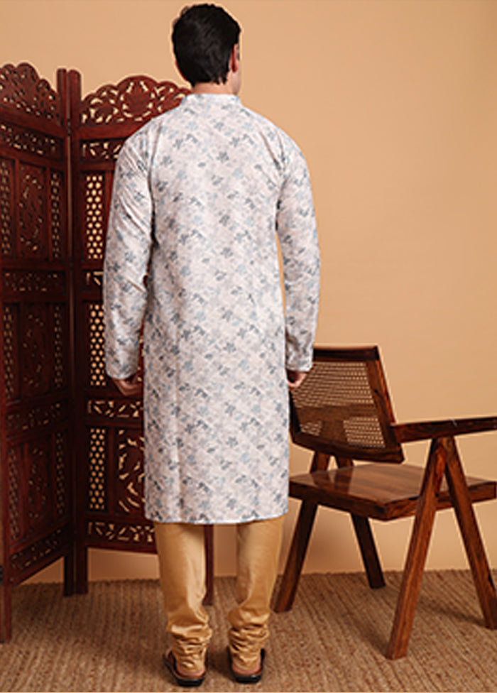 Grey Cotton Kurta