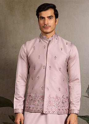 Pink Silk Kurta & Pajama Set