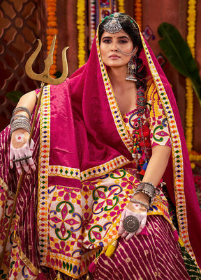 Multicolor Cotton Dupatta Lehenga Set