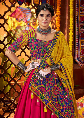 Multicolor Cotton Dupatta Lehenga Set