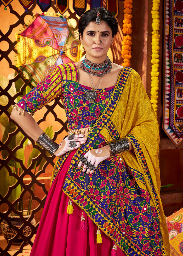 Multicolor Cotton Dupatta Lehenga Set