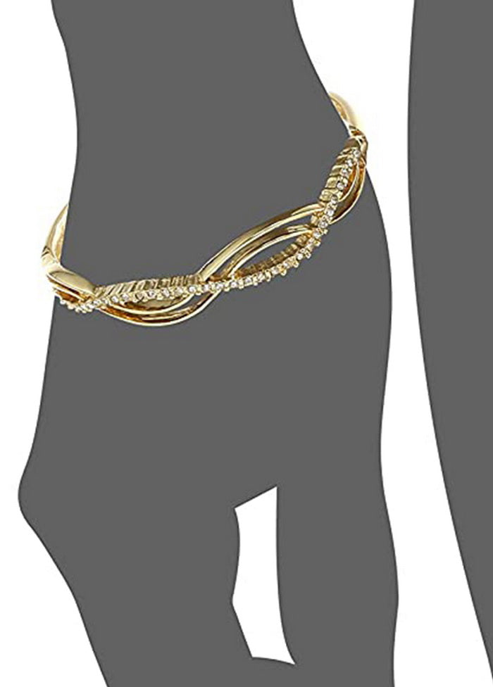 Estele Rose Gold Plated Chain Bracelet - Indian Silk House Agencies