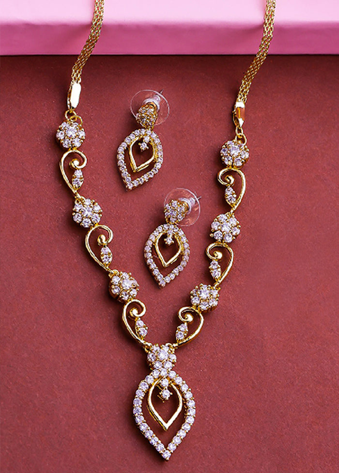 Gold Plated Mesmerizing Jewellery Set - Indian Silk House Agencies