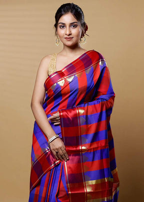 Multicolor Cotton Saree With Blouse Piece