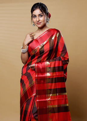 Multicolor Cotton Saree With Blouse Piece